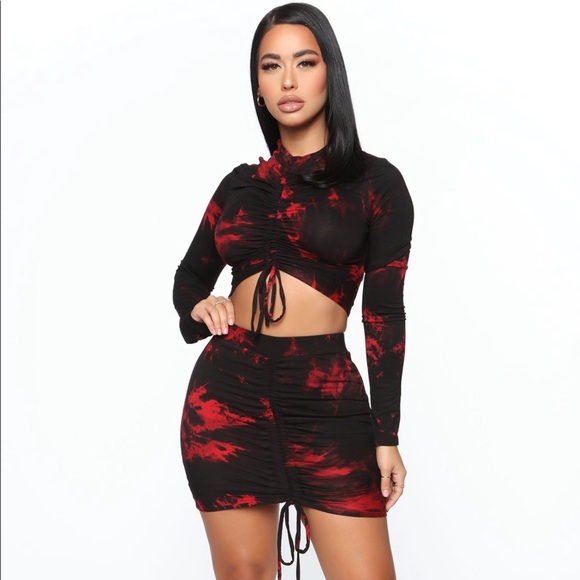 Fashion Nova Dresses & Skirts - Tye dye Matching Set 🔥